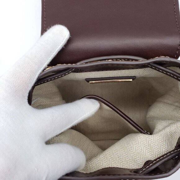 Authentic Tory Burch Thea Exotic Mini Bucket Backpack Shoulder Bag - Picture 6 of 9